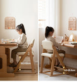 Beech Solid Wood Lift Learning Chair.