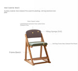Beech Solid Wood Lift Learning Chair.