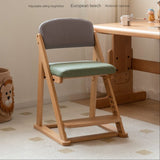 Beech Solid Wood Lift Learning Chair.
