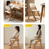 Beech Solid Wood Lift Learning Chair.