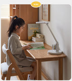 Oak Solid Wood Lifting Study Table Narrow Desk
