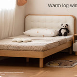 Rubberwood, Beech Solid Wood Children's Soft Bed