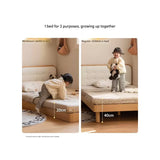 Rubberwood, Beech Solid Wood Children's Soft Bed