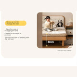 Rubberwood, Beech Solid Wood Children's Soft Bed