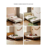 Rubberwood, Beech Solid Wood Children's Soft Bed