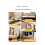 Rubberwood, Beech Solid Wood Children's Soft Bed