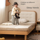 Rubberwood, Beech Solid Wood Children's Soft Bed