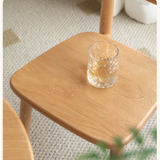 Oak Solid Wood Small Chair Children's Baby Chair.