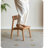 Oak Solid Wood Small Chair Children's Baby Chair.