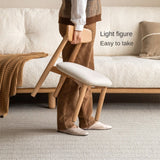 Oak Solid Wood Small Chair Children's Baby Chair.