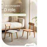 Oak Solid Wood Small Chair Children's Baby Chair.
