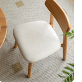 Oak Solid Wood Small Chair Children's Baby Chair.