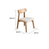Oak Solid Wood Small Chair Children's Baby Chair.