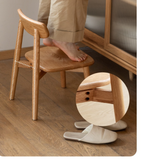 Oak Solid Wood Small Chair Children's Baby Chair.