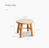 Oak, Beech Solid Wood Small Stool