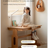 European Beech Solid Wood Liftable Kids Table