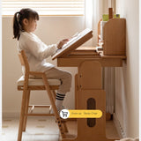 European Beech Solid Wood Liftable Kids Table