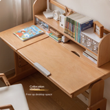 European Beech Solid Wood Liftable Kids Table