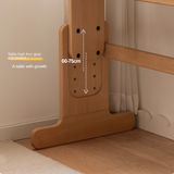 European Beech Solid Wood Liftable Kids Table