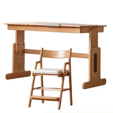 European Beech Solid Wood Liftable Kids Table