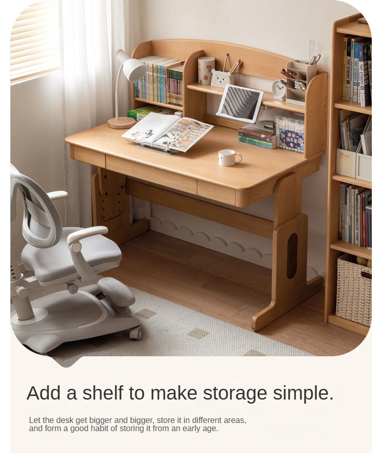 Beech Solid Wood Children's Lifting Desk – WEHOMZ