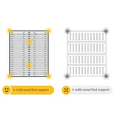 Birch Solid Wood Mother-and-child platform bed, headboard-free bed