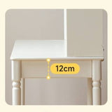 Rubber Solid Wood Cream Style Children's Desk.