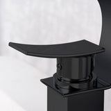 Mooni Chrome Waterfall Bathroom Sink Faucet Single Handle