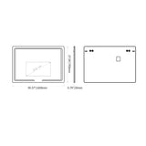 Miroir intelligent pour salle de bain 40 "Screen LED Multi-fonction TV Android WiFi Bluetooth
