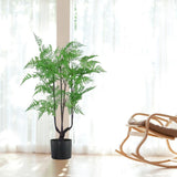 35.4 "人工シダの木植物1ピースフェイク屋内植物