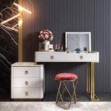 Modern Makeup Vanity Expandable Dressing Table with Cabinet Mirror Included