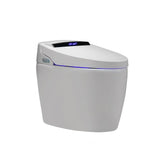 MODERNE SMART ONE-PIEE 1.28 GPF PLANS MONTANT DES Toilettes allongées et bidet avec siège