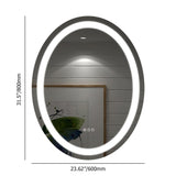 حديثة 20 "× 28" مثبتة على الحائط مرآة الحمام بدون إطار مضاد للطفر