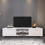 TV Stand for 70 Inch TV Stands, Media Console Entertainment Center-TV Stand