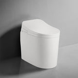 Small Size Smart Toilet One-Piece Elongated Floor Mounted Automatic Toilet Self-Clean