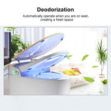White One-Piece Elongated Automatic Smart Toilet Floor Mounted Self-Clean
