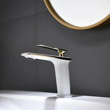 Chrome Single Hole Single Handle Solid Brass Bathroom Sink Faucet