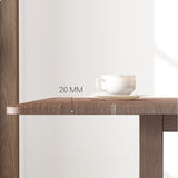 55 ", 67" Rustique Rectangle du bois massif Rectangle Table à manger pliante extensible avec rangement en noyer, naturel, blanc