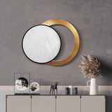 Modern Geometric Circles Simple Wall Decor Metal Home Art