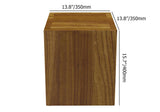 2 pièces rustiques rustiques et rectangle Table basse d'extérieur en bois en bois