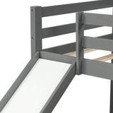 Loft Twin Bed With Slide Multifunctional Design-bed,Kid bed