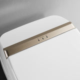 Planchers de toilette intelligente allongée en une seule pièce autonomes autonomes