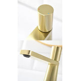 Modern Single Hole Single Handle Brass Bathroom Vessel Sink Faucet