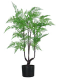 35.4" Artificial Fern Tree Plants 1 Piece Faux Indoor Plants