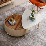 Modern Extendable Nesting Tables Coffee Table Set of 2-Richsoul-Coffee Tables,Furniture,Living Room Furniture