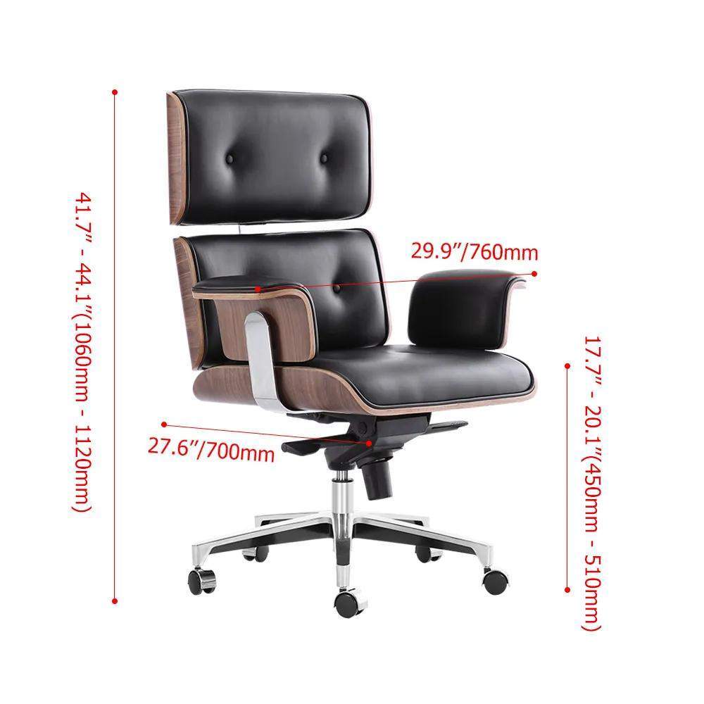 Modern Executive Chair Task Chair Upholstered Swivel Office Chair Height Adjustable-Furniture,Office Chairs,Office Furniture