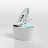 Intelligente einteilige verlängerte automatische Toilette mit weißem LED-Bildschirm