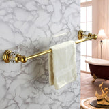 Charles Modern Wall-Mount 24 pouces Crystal Finish Board Single Single Towel Bar