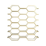 Creative Geometric Honeycomb Standard Metal Bookshelf