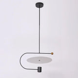 Modern Black Novelty Pendant Light 2-Light Elegant Hanging Light